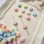 مهره های 25 گرمی طرح ستاره - پاستیلی-کوچک