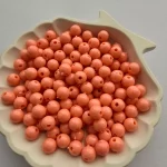 مروارید پلیمری ایرانی سایز 8 - گلبهی