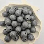 مروارید پلیمری ایرانی سایز 14 - طوسی-کمرنگ