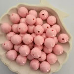 مروارید پلیمری ایرانی سایز 14 - صورتی-کمرنگ