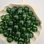 مروارید پلیمری ابروبادی ایرانی سایز 14 - سبز-شفاف