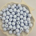 مروارید پلیمری ایرانی سایز 10 - آبی-پاستیلی