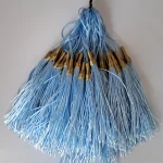 منگوله - آبی-کمرنگ